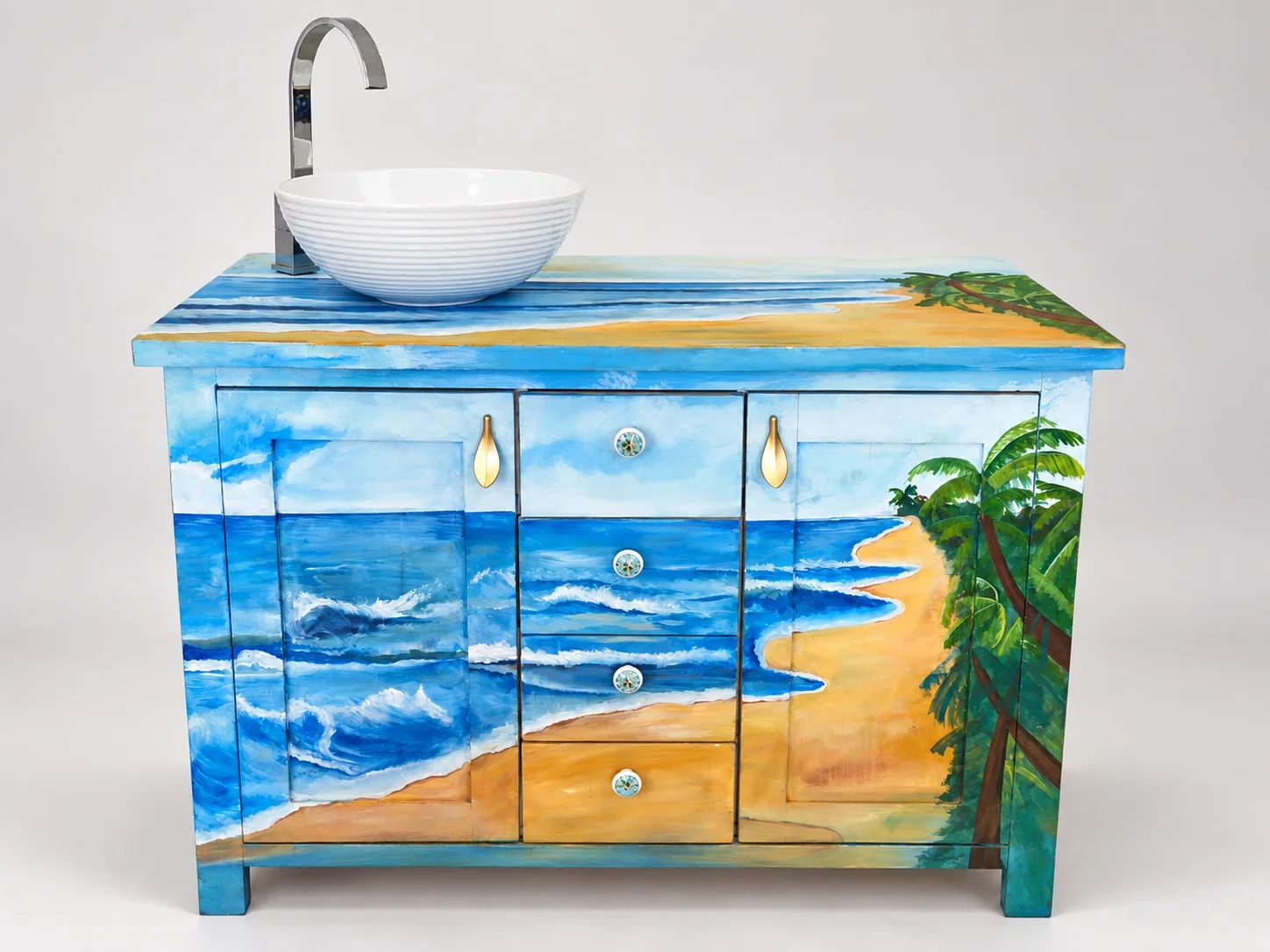 Coastal Waves Bathroom Vanity