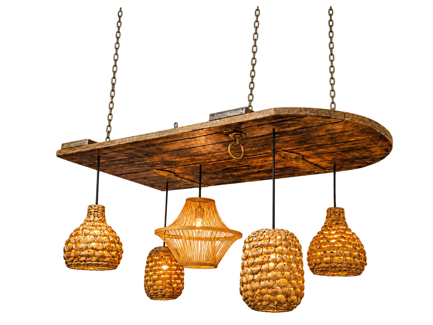 Old Door Chandelier