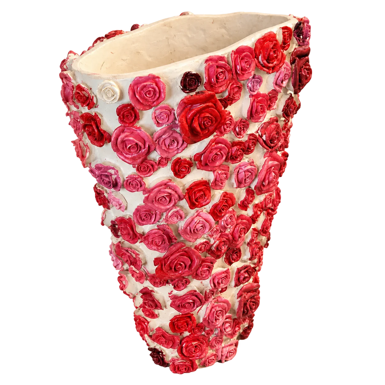Rose Relief Vase